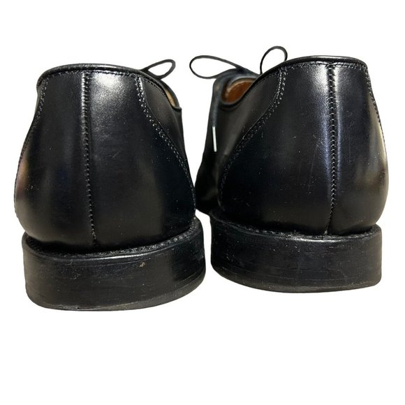 Allen Edmonds Burton Black Leather Apron Toe Derby Oxford Dress Shoes Mens 8.5 D main image 9